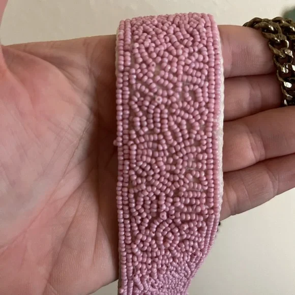 Barbie Pink Beaded Clutch - Picture 2 of 3